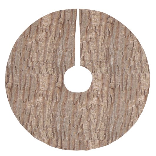 樹皮 ブラッシュドポリエステルツリースカート (正面)