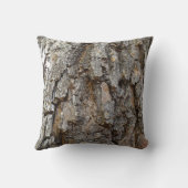 樹皮IV抽象芸術自然 クッション (裏面)