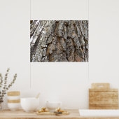 樹皮IV抽象芸術自然 ポスター (キッチン)