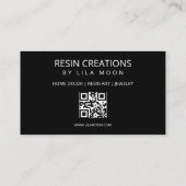 樹脂をテーマにした名刺 名刺 (裏面)