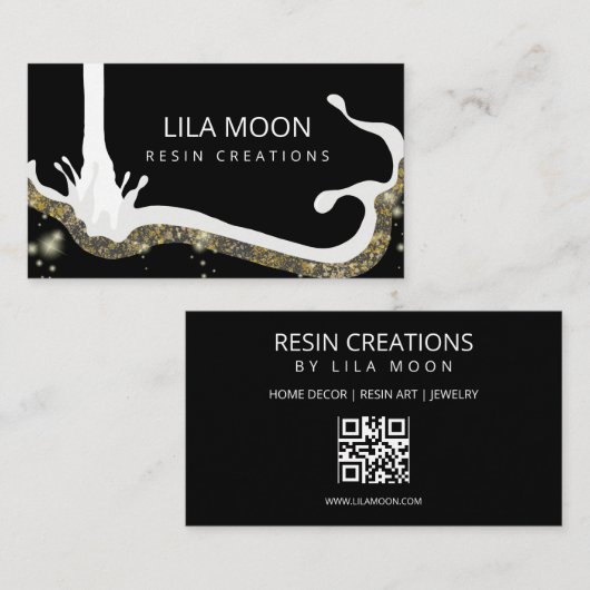 樹脂をテーマにした名刺 名刺 (正面/裏面)