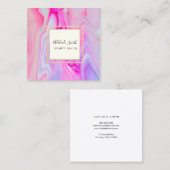 樹脂エレガント材料 スクエア名刺 (正面/裏面)