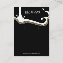 樹脂ジュエリー用イヤリングカード 名刺