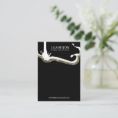 樹脂ジュエリー用イヤリングカード 名刺 (スタンド正面)