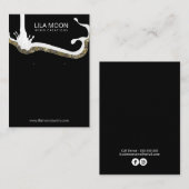 樹脂ジュエリー用イヤリングカード 名刺 (正面/裏面)