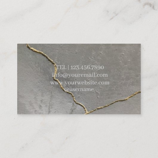 樹脂絵を描エポキシ大理石絵を描 名刺 (裏面)