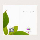 樹脂製イヤリングディスプレイカード 名刺 (外部フラット)