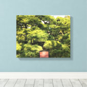 樹齢三百年の松 キャンバスプリント (インサイチュ (ウッドフロア))