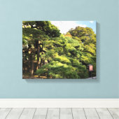 樹齢三百年の松 キャンバスプリント (インサイチュ (ウッドフロア))