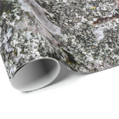 樺の木および地衣 ラッピングペーパー (ロールコーナー)