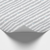 樺の木および鳥 ラッピングペーパー (角)