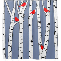 樺の木と鳥