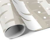 樺の木のクリスマスの休日の包装紙 ラッピングペーパー (ロールコーナー)