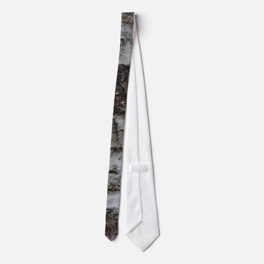 樺の木のタイ ネクタイ (裏面)