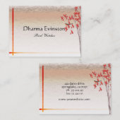 樺の木の名刺 名刺 (正面/裏面)