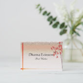 樺の木の名刺 名刺 (スタンド正面)