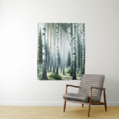 樺の木の囁き：魅惑の森のタペストリー タペストリー (インサイチュ)