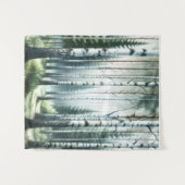 樺の木の囁き：魅惑の森のタペストリー タペストリー (正面(横))