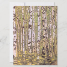 樺の木の木々（ローリヒ） カード