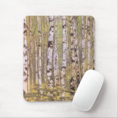 樺の木の木々（ローリヒ） マウスパッド (マウス)
