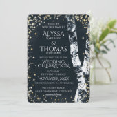 樺の木の木と輝結婚き 招待状 (スタンド正面)