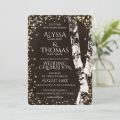 樺の木の木と輝結婚き 招待状 (スタンド正面)