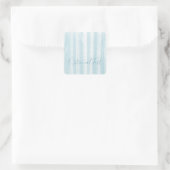 樺の木の木の幹 スクエアシール (バッグ)