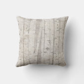 樺の木の木 クッション (裏面)