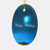 樺の木の木 セラミックオーナメント (左)