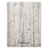 樺の木の木 ノートブック (正面)