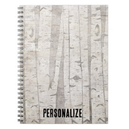 樺の木の木 ノートブック