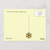 樺の木の木、ヒノキ、トスカーナの地中海の松 ポストカード (裏面)