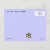 樺の木の木 ポストカード (裏面)