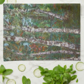 樺の木の木(by Kimon Loghi) キッチンタオル (折り畳み)