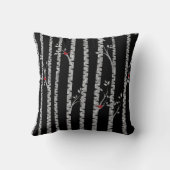 樺の木の枕 クッション (裏面)