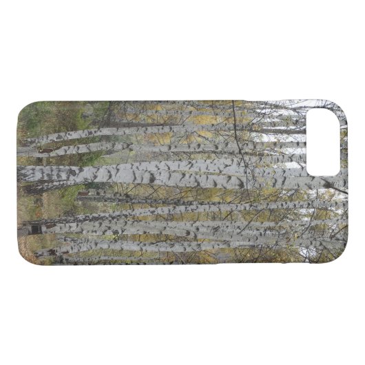 樺の木の森の写真Apple iPhone 8/7、Kolly There Case-Mate iPhoneケース (裏面(横))