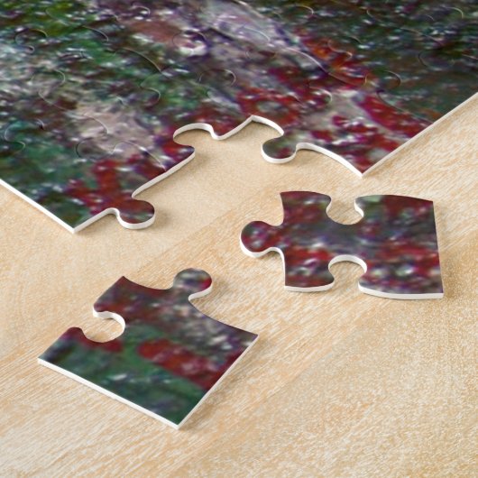 樺の木の森の木（キモン・ロギ） ジグソーパズル (側面)