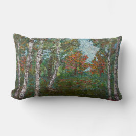 樺の木の森の木（キモン・ロギ） ランバークッション