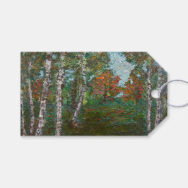 樺の木の森の木(Kimon Loghi) ギフトタグ