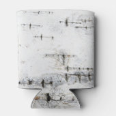 樺の木の樹皮パターンは居心地が良い 缶クーラー (裏面)