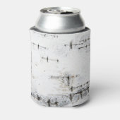 樺の木の樹皮パターンは居心地が良い 缶クーラー (缶裏面)