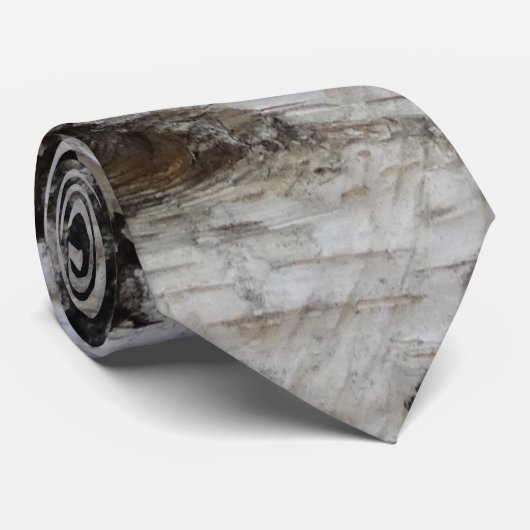 樺の木の皮のタイ ネクタイ (ロール)