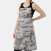 樺の木の皮の模様のエプロン エプロン (インサイチュ)