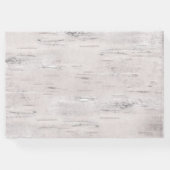 樺の木ウッドルック結婚ズゲストブック ゲストブック (裏面)