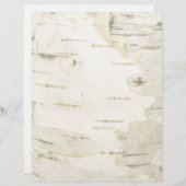 樺の木オフィス文房具、樺の木レターヘッド (正面/裏面)