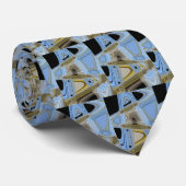 樺の木カトキンス抽象芸術2タイ ネクタイ (ロール)