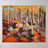 樺の木グローブ秋 | Tom Thompson | ポスター (正面)