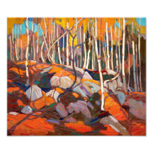 樺の木グローブ秋 | Tom Thomson |