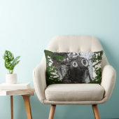 樺の木ソウルツリー魔法顔フォトランバーピロー ランバークッション (椅子)