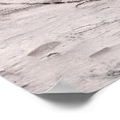 樺の木ツリーと彫り素朴ハート結婚のバナー ポスター (角)